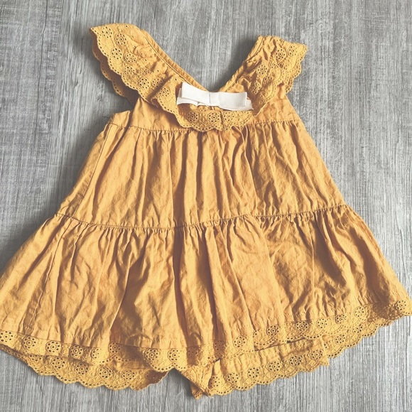 Other - Mustard Dress Cut Out Designs
